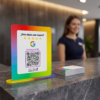 Exhibidor Acrílico Personalizado de QR para Reseñas de Google | Plotter7
