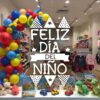 Día del niño- calco decorativa para vidriera - Plotter 7