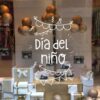 Día del niño- calco decorativa para vidriera - Plotter 7