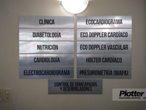 Placa de metalex grabada | Plotter7
