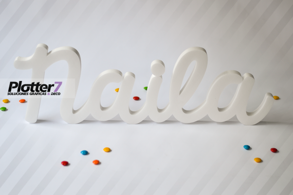 Nombres corpóreos en polyfan simples Plotter7