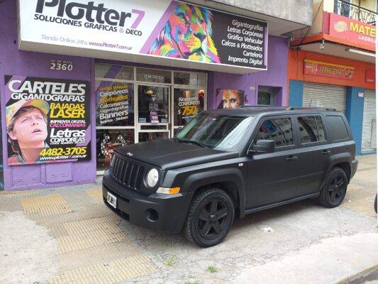 Negro mate Vehicular | Plotter7