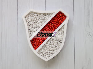 Letras huecas para rellenar con golosinas Plotter7