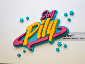 Nombre corpóreo con diseño de Soy Luna | Plotter7