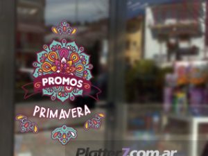 Alternative view of Primavera | Vinilos Impresos y Troquelados con forma | Tecnología Látex HD!