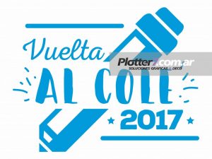 Alternative view of Vuelta al Cole | Vinilos para vidrieras | Tamaño Grande