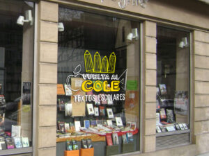 Alternative view of Vuelta al Cole VC006 | Vinilos para vidrieras
