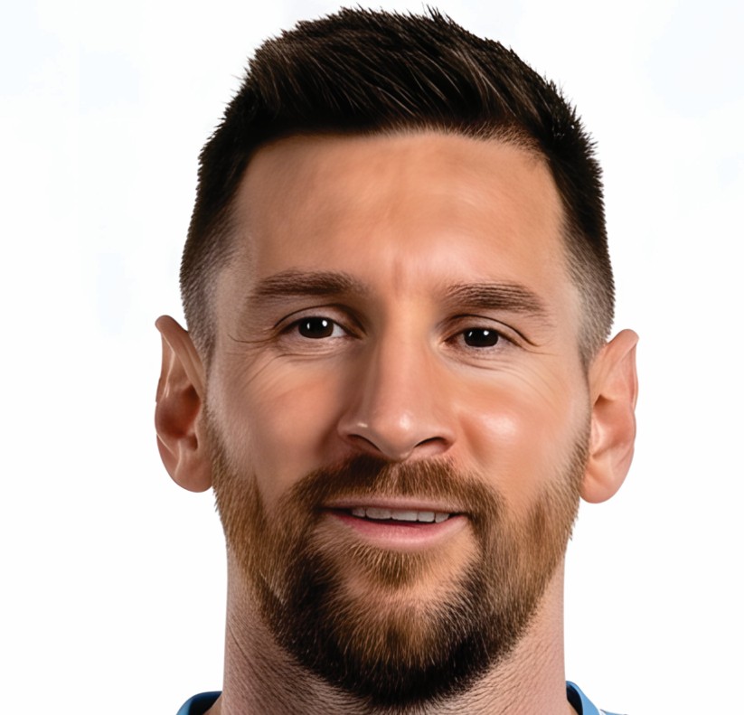 Silueta de Messi Tamaño real | Plotter7